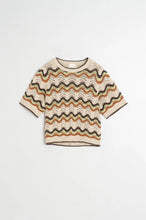Load image into Gallery viewer, JERSEY CROCHET ZIG ZAG
