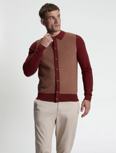 Load image into Gallery viewer, Long Sleeve Contrast Checkerboard - Sienna
