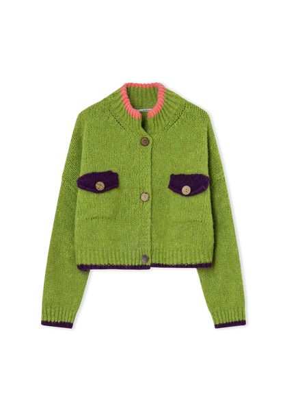 Cardigan DING-DING verde