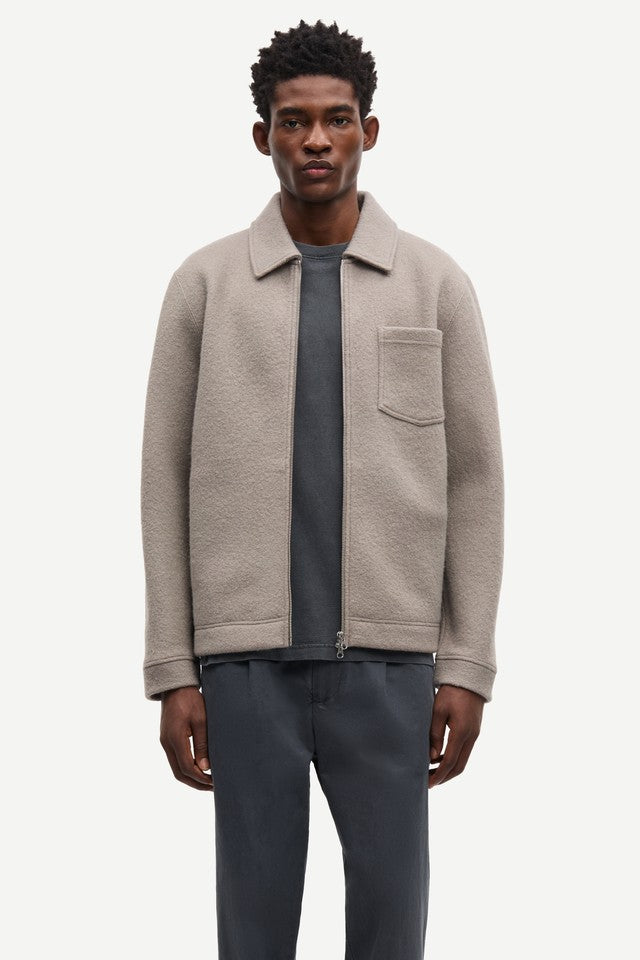 HANNES FULL ZIP - ELEPHANT SKIN