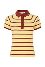 Load image into Gallery viewer, SAAMY SS POLO 15318 Yellow Stripe
