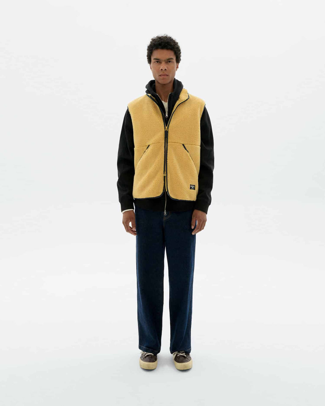 Chaleco borreguito amarillo Craig