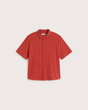 Cargar imagen en el visor de la galería, Camisa seersucker roja Paddy
