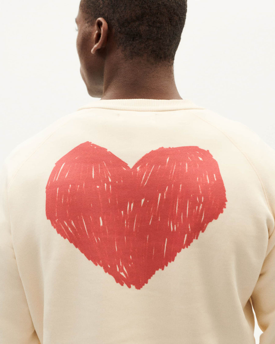 Sudadera blanca heart