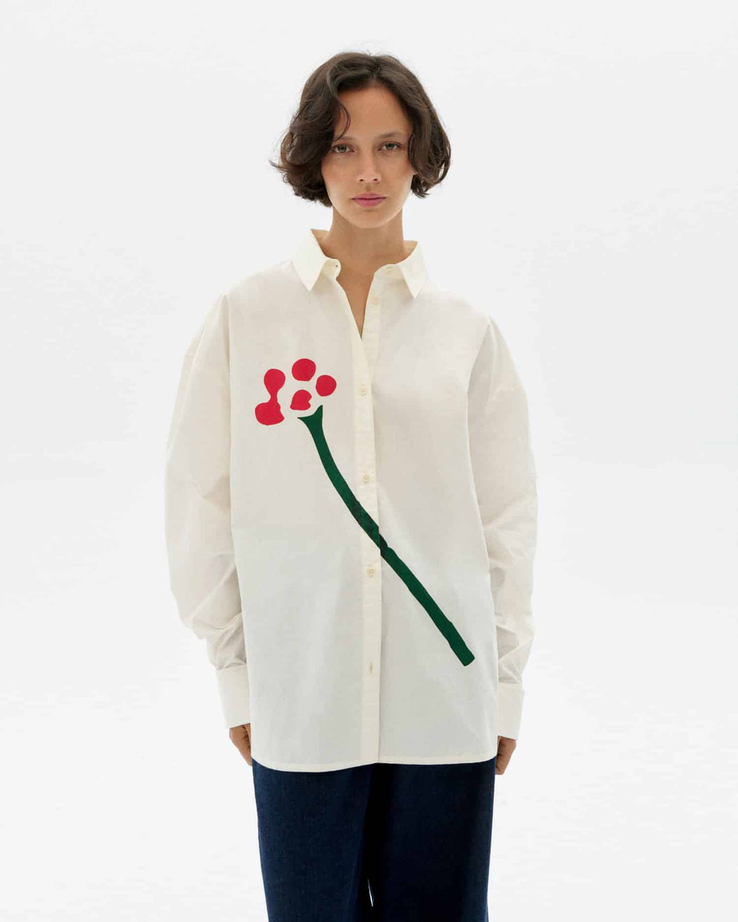 Blusa popelin flower Juana