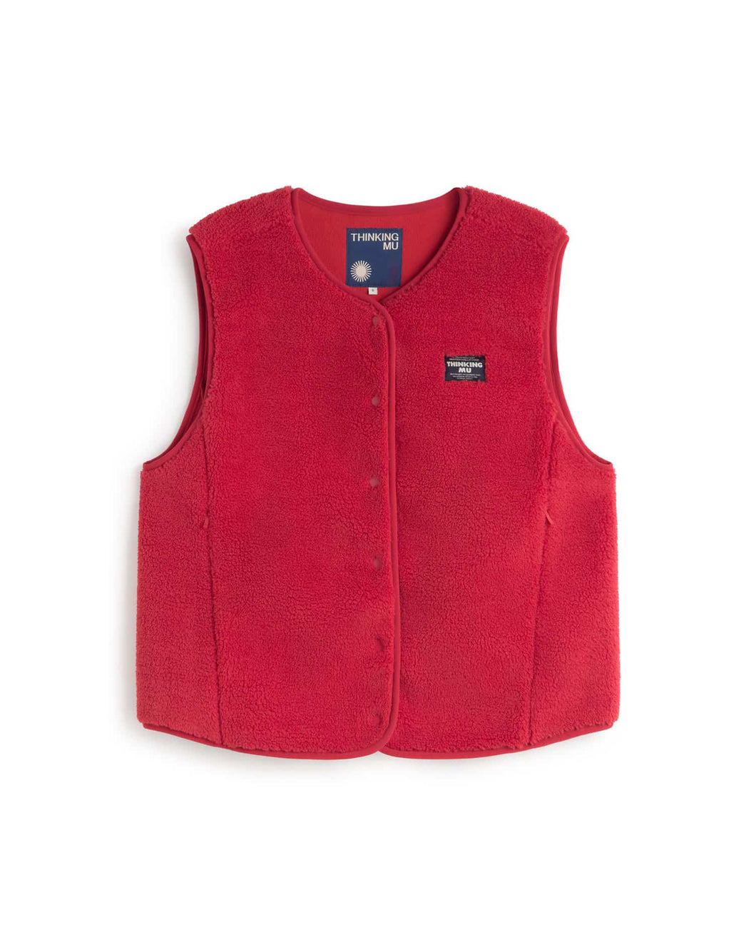 Chaleco borreguito rojo Jay