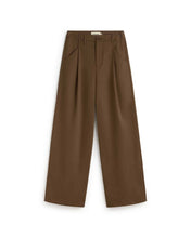Load image into Gallery viewer, Pantalón wide leg pinza marrón Molly
