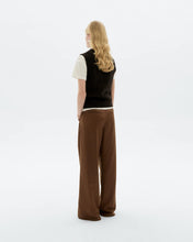 Load image into Gallery viewer, Pantalón wide leg pinza marrón Molly
