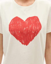 Load image into Gallery viewer, Camiseta blanca heart Ida
