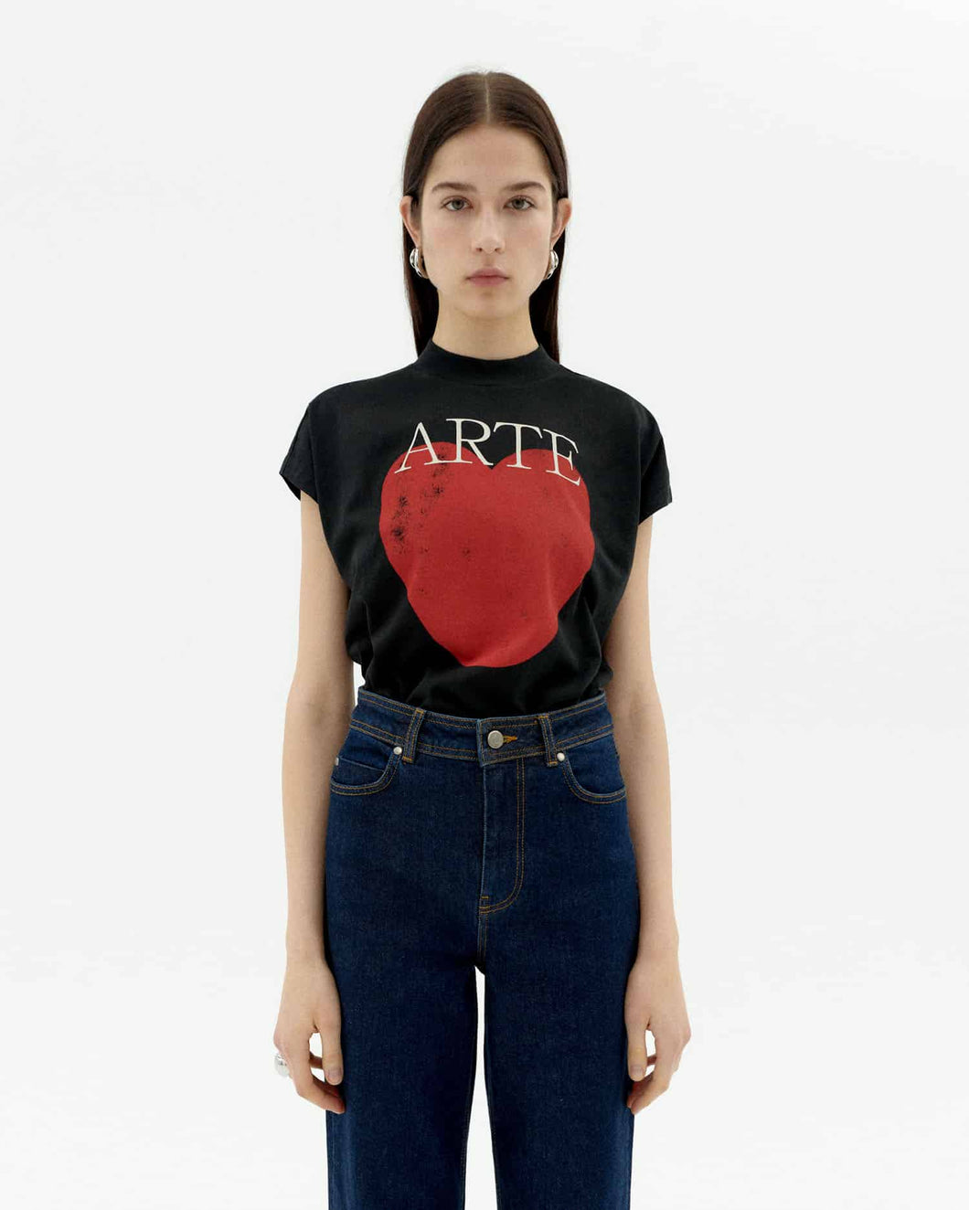 Camiseta negra art love Volta