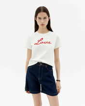 Load image into Gallery viewer, Camiseta blanca LOVE Ida
