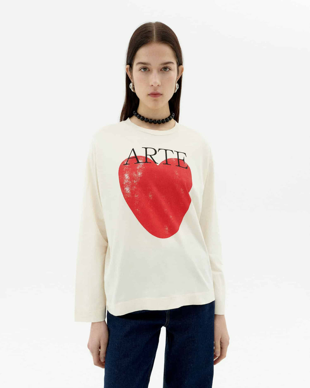 Camiseta blanca art love Emily