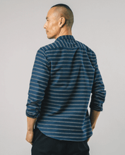 Load image into Gallery viewer, STRIPES OVERSHIRT NAVY - lacontra
