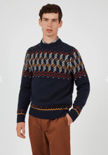 Load image into Gallery viewer, Yoke Fairisle Crewneck Sweater - lacontra
