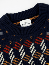 Load image into Gallery viewer, Yoke Fairisle Crewneck Sweater - lacontra
