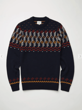 Load image into Gallery viewer, Yoke Fairisle Crewneck Sweater - lacontra
