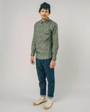 Load image into Gallery viewer, Camisa Miniflower Navy - lacontra
