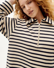 Load image into Gallery viewer, NAVY STRIPES CHELSEA SWEATSHIRT - lacontra
